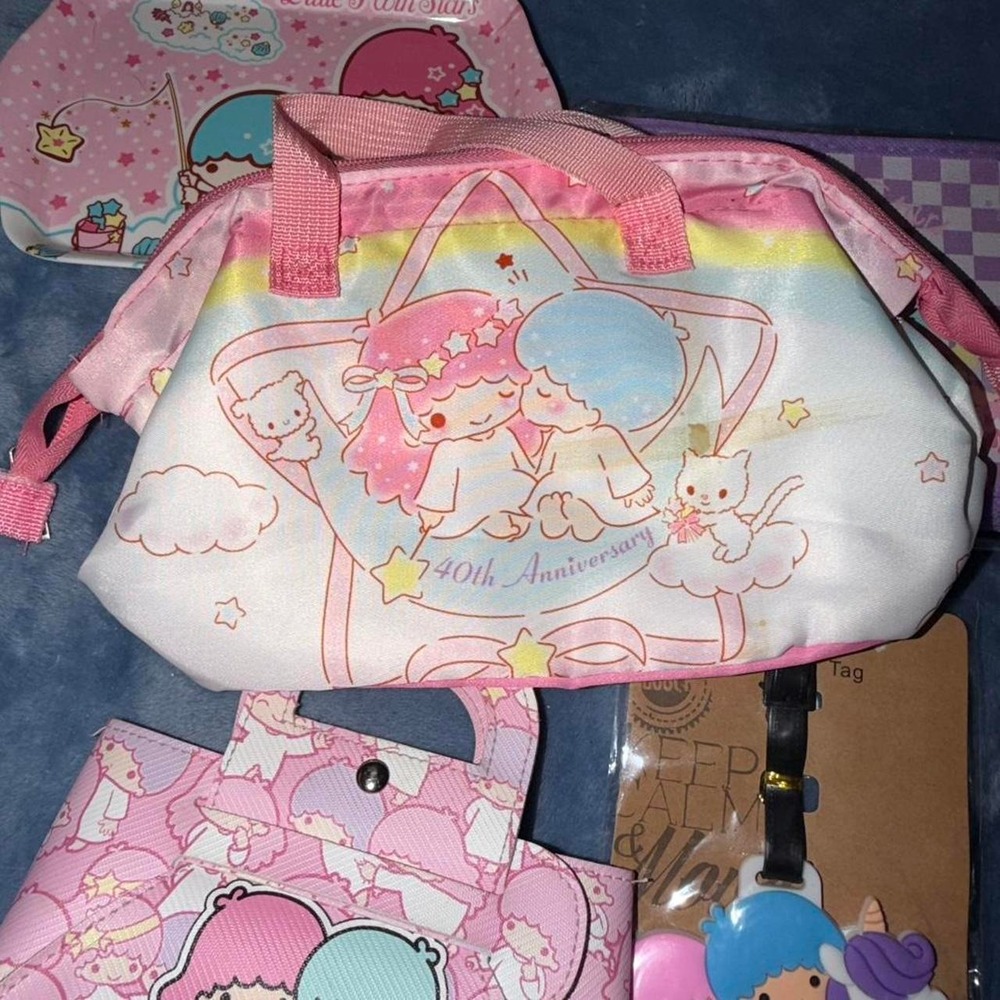 Sanrio Little Twin Stars pink luggage set - Picture 4 of 6